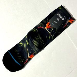 STANCE Kids casual poly blend socks crew Paradise youth large NEW 3-5.5 black
